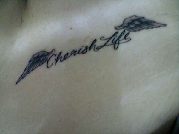 cherish life tattoo