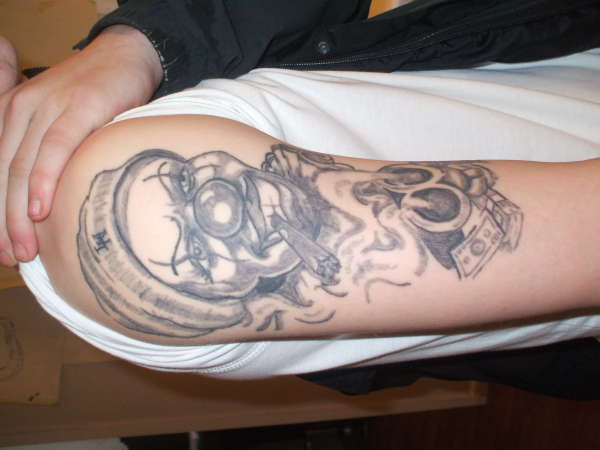 clown tattoo