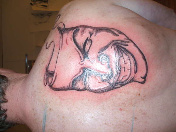 mask tattoo