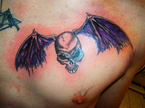 Bat crap tattoo