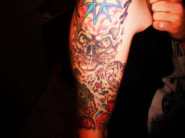 Freehand crap tattoo