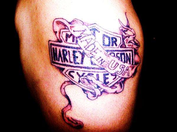 Harley crap tattoo