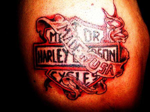 Harley crap tattoo