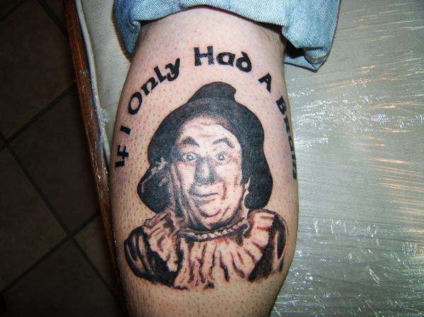 Scarecrow crap tattoo