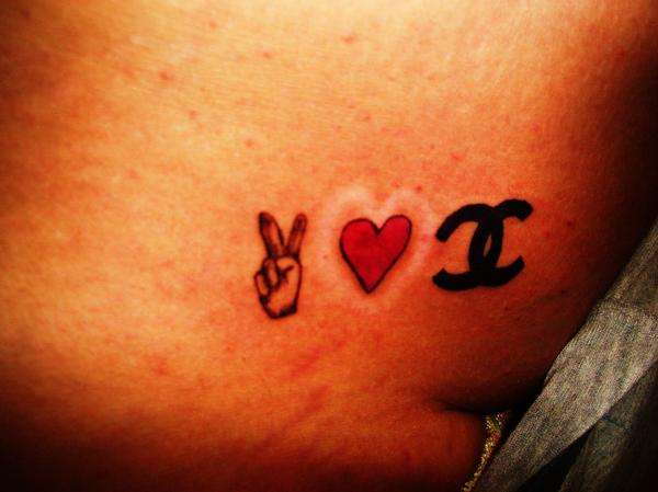 chenelle crap tattoo