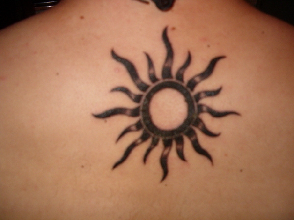 Rich's Tribal Sun tattoo
