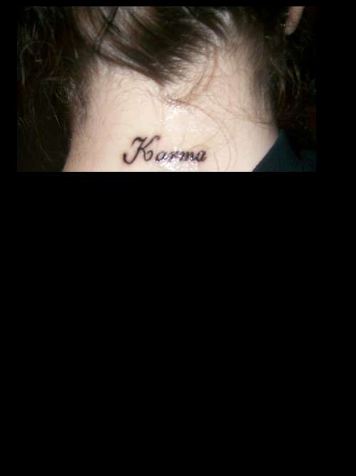 Karma tattoo