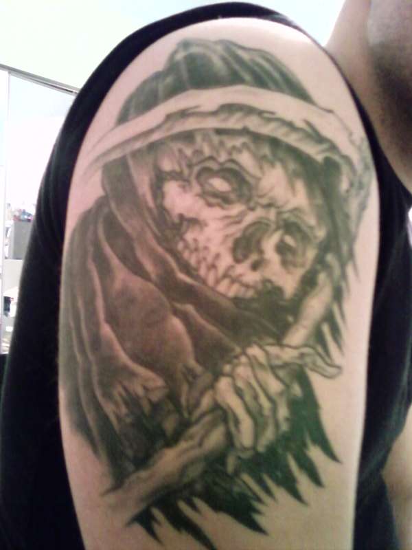 badass grim reaper tattoo