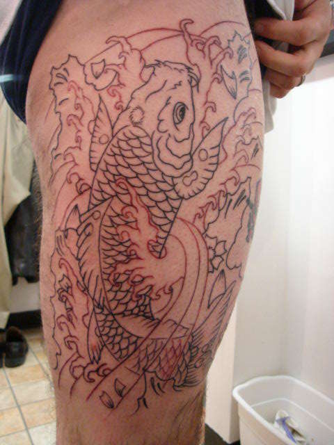 1st session koi tattoo