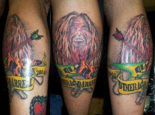 Dimebag Tribute tattoo