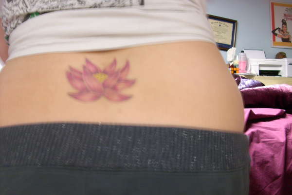 Pink Lotus Flower tattoo