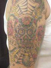 Right arm tattoo