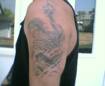 x-ray wizzard tattoo