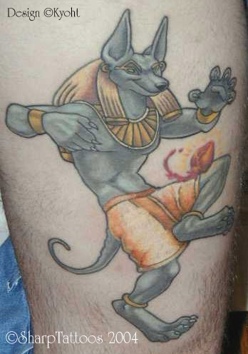 Anubis tattoo