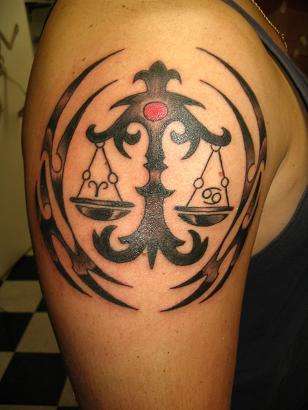 Libra Sign tattoo