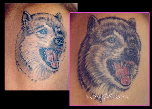 Wolf revisited... tattoo
