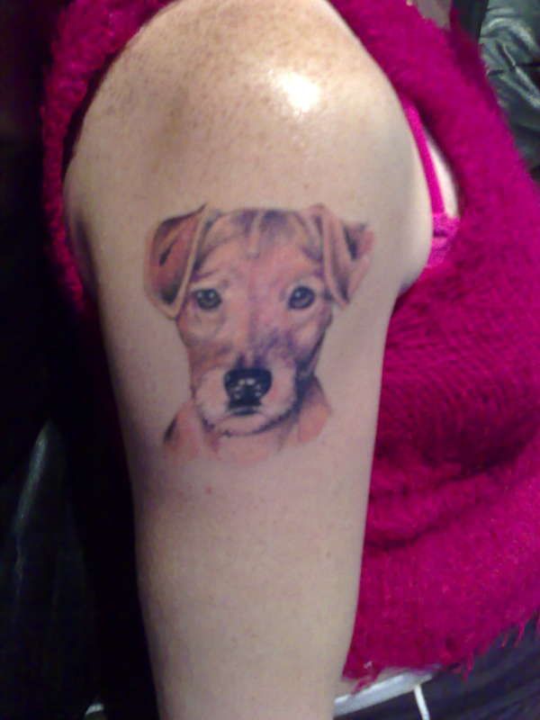 pet dog tattoo