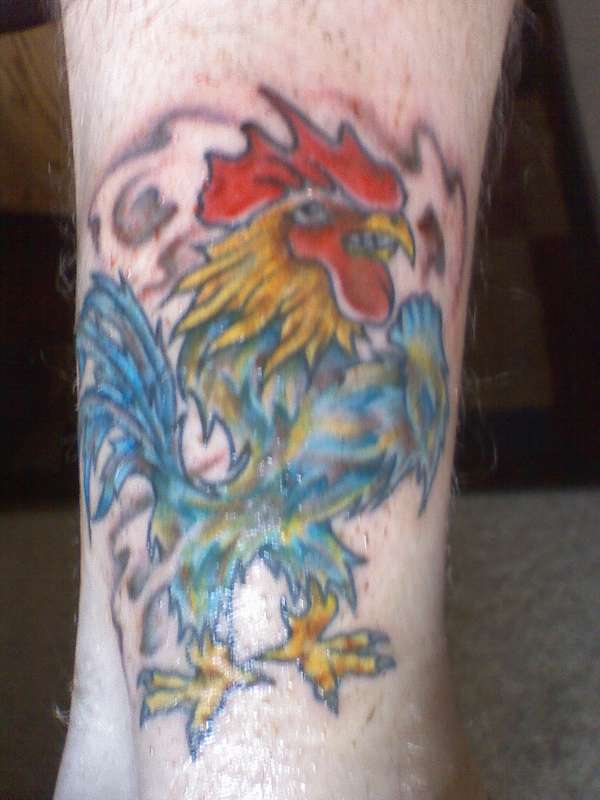 Navy Rooster tattoo