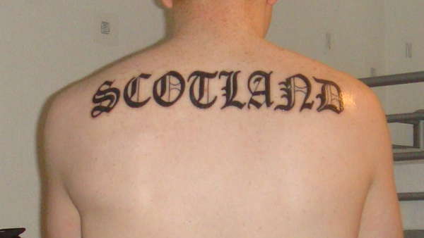 Scotland tattoo