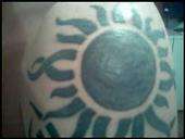 Sun tattoo