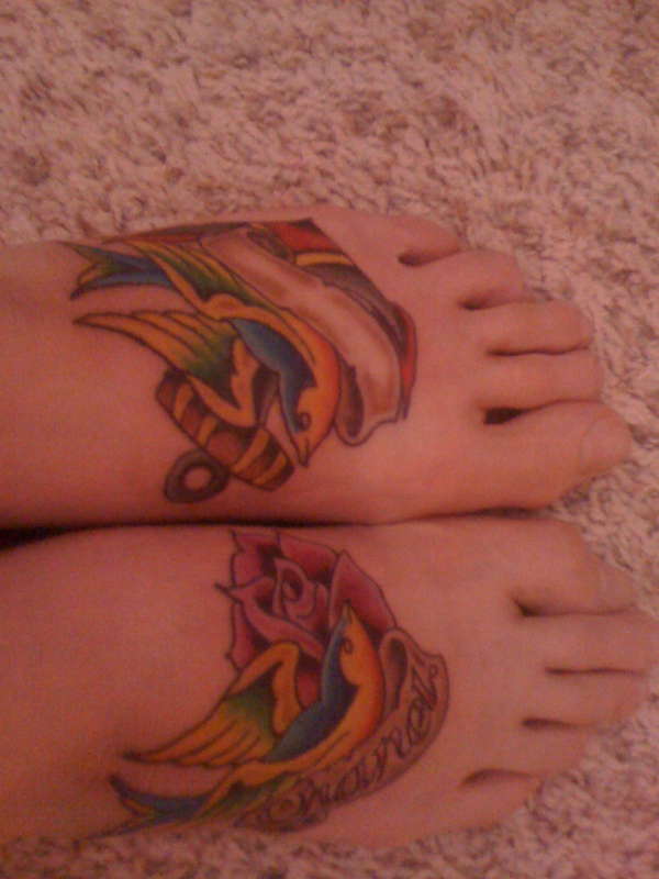 Sparrow Feet tattoo