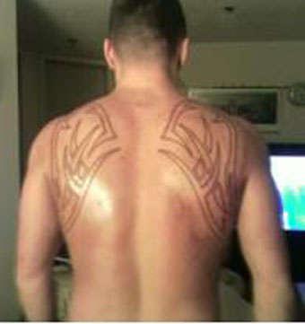 Tribal wings(unfinished) tattoo