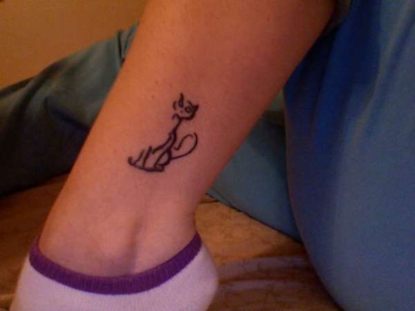 shadow cat tattoo