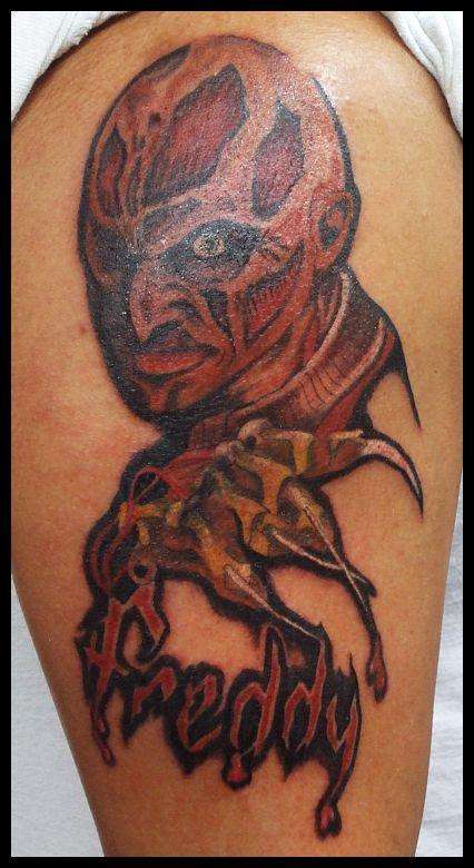 FREDDY KRUEGER HORROR MOVIE tattoo