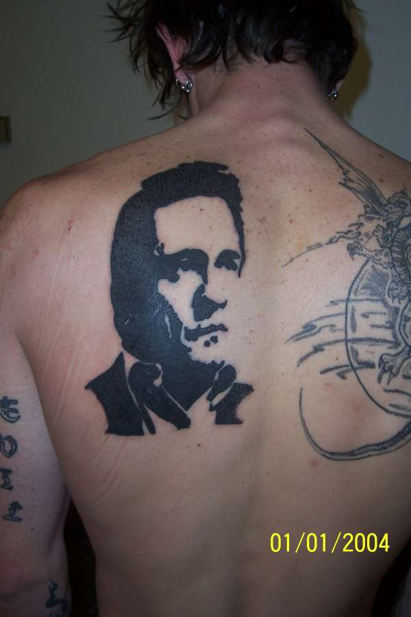 Johnny Cash tattoo Johnny Cash tattoo