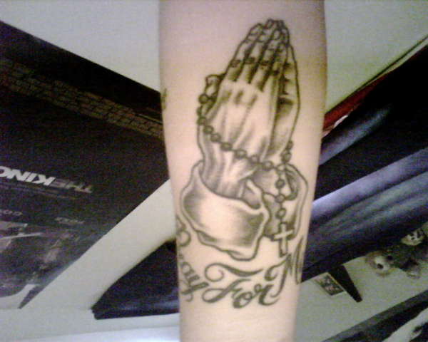 Pray For Me tattoo