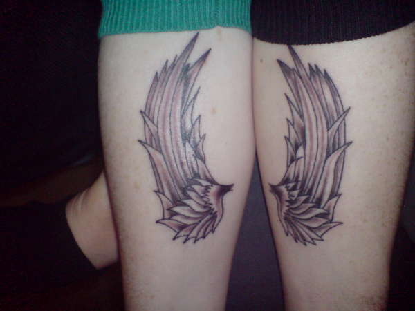 Set of wings tattoo