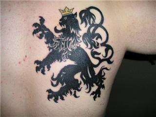 Czech Lion tattoo.