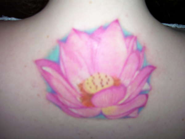 Pink Lotus tattoo