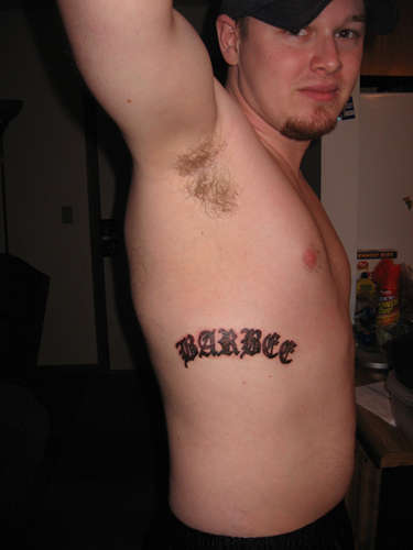 BARBEE tattoo