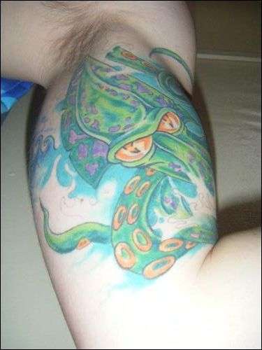 Squid tattoo