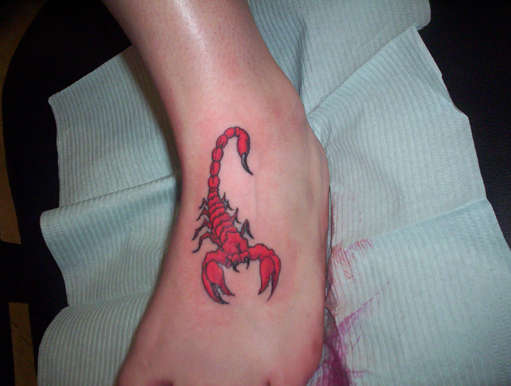 scorpion tattoo