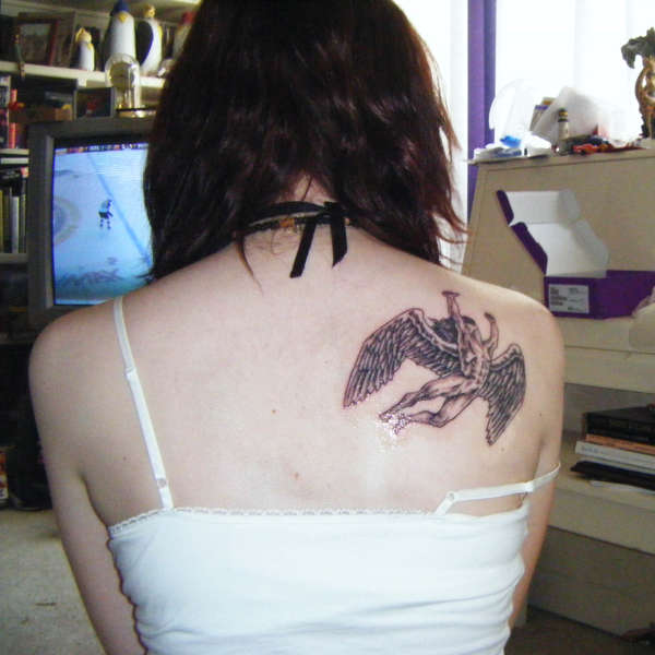 Led Zeppelin Swan Song tattoo.