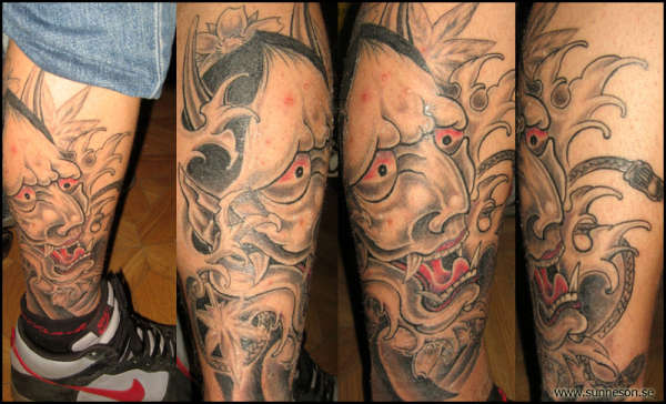 My Hanya mask. tattoo