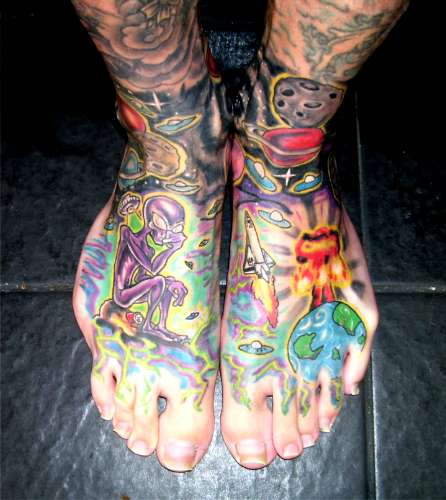 Daves Feet tattoo