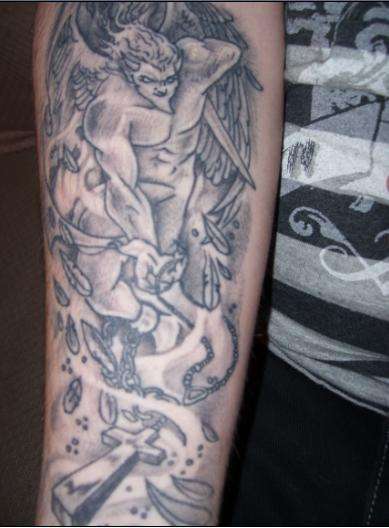 Devil On Forearm tattoo
