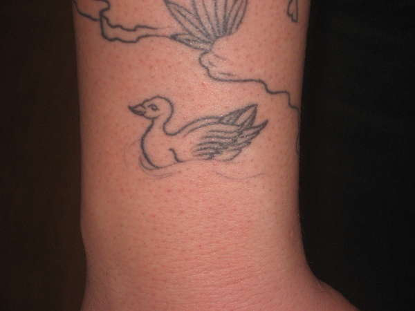 Rufus the Duck tattoo