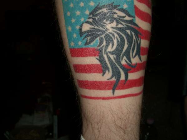 Tribal Eagle tattoo