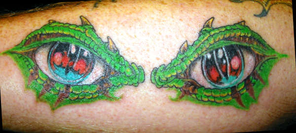 Dragon Eyes tattoo