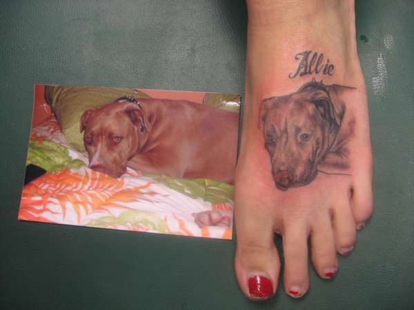 Her Pet & Friend tattoo