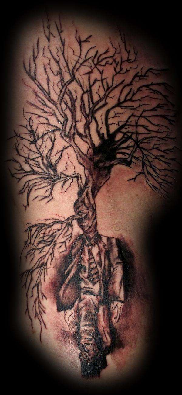 TREE MAN tattoo