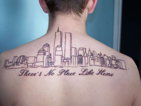 NY Skyline tattoo