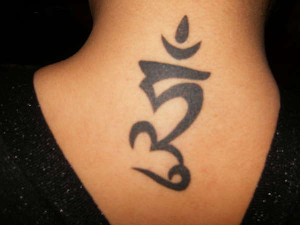 Ohm symbol tattoo