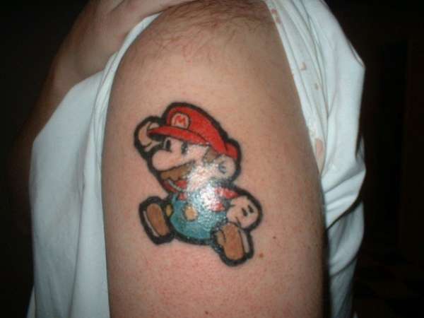 Paper Mario tattoo