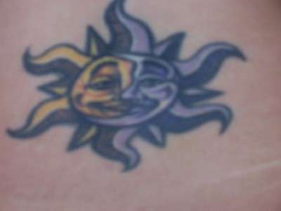 Sun/Moon tattoo