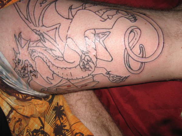 Dragon Tattoo (1st sitting) tattoo